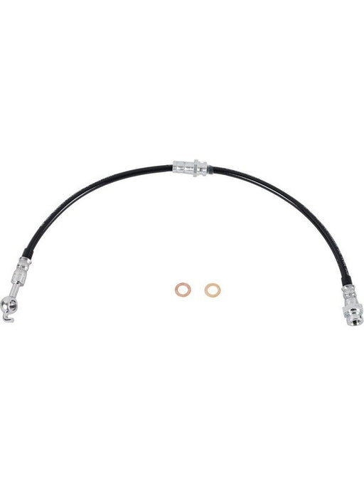 Bremtec Evolve P4X Braided Hose LHF Fits Ranger PJ/PK 4X2 w/ ABS Black P4XBH9 Miscellanous Hoses Bremtec - Micks Gone Bush