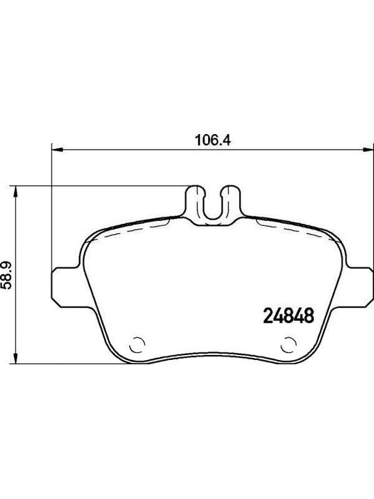 Brembo Ceramic Brake Pads P50135N Disc & Brake Pads Brembo - Micks Gone Bush
