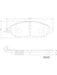 Brembo Ceramic Brake Pads P56103N Brembo - Micks Gone Bush