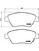 Brembo Ceramic Brake Pads P59051N Brembo - Micks Gone Bush