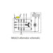 Mahle Alternator 24V 55A MG623 Twin Leg 8 Groove ALTERNATOR MAHLE - Micks Gone Bush