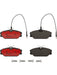 Brembo Ceramic Brake Pads P68014N Brembo - Micks Gone Bush