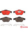 Brembo Ceramic Brake Pads P68032N Brembo - Micks Gone Bush