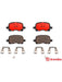 Brembo Ceramic Brake Pads P83044N Brembo - Micks Gone Bush