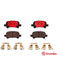 Brembo Ceramic Brake Pads P83110N Brembo - Micks Gone Bush