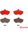 Brembo Ceramic Brake Pads P85011N Brembo - Micks Gone Bush