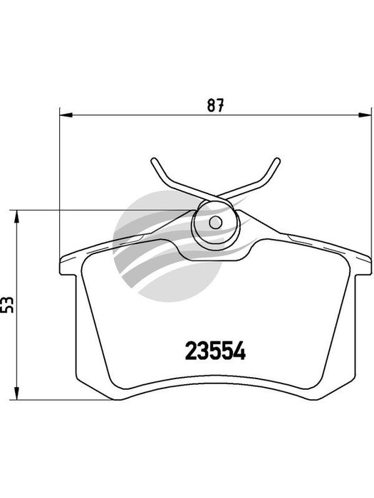 Brembo Brake Pads P85020 Brembo - Micks Gone Bush