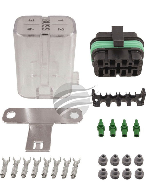 Bussmann Fuse Relay Module 8 Pos Terminal Kit(Tall Cover) Inc Bussmann PDM8000 BUSSMANN - Micks Gone Bush