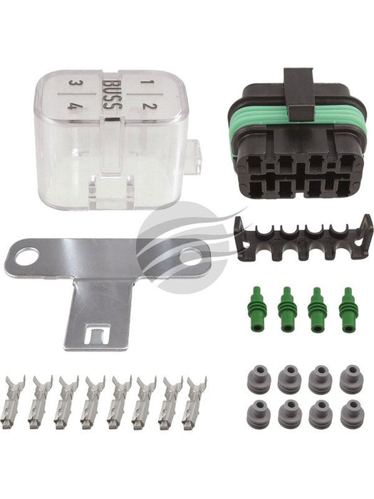 Bussmann Fuse Relay Module 8 Pos Terminal Kit Inc Bussmann 32V120A Max PDM8001 BUSSMANN - Micks Gone Bush