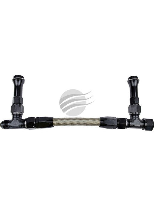 Proflow Fuel Line kit, Holley 4150 -8 AN, Single Inlet, Swivel-Se PFE160-08BK Proflow - Micks Gone Bush