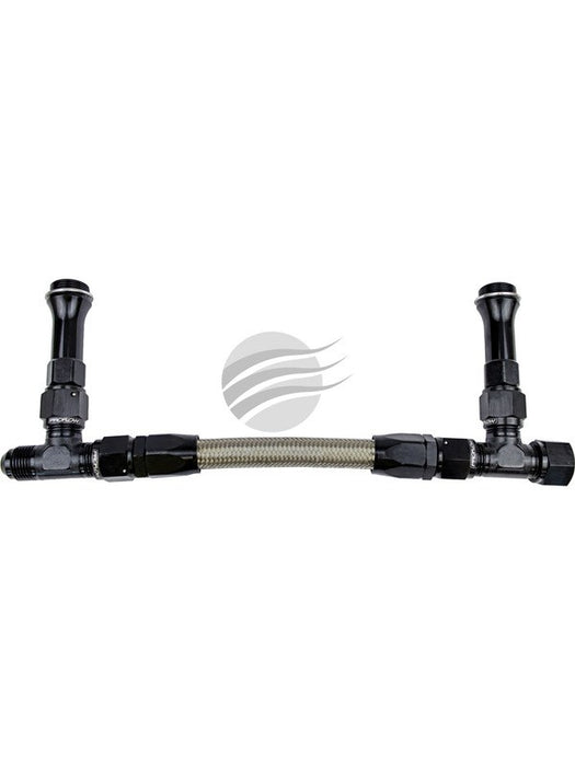 Proflow Fuel Line kit, Holley 4150 -8 AN, Single Inlet, Swivel-Se PFE160-08BK Proflow - Micks Gone Bush