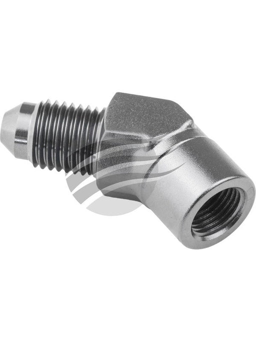 Proflow Female Adaptor 45 Degree Adaptor 1/8in. NPT To Male -03AN, PFE371-03S Proflow - Micks Gone Bush