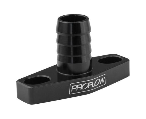 Proflow Adapter Turbo Oil Drain 38-44mm Gt Aluminium Adaptor 5/8in. Barb Black PFE677BK Proflow - Micks Gone Bush