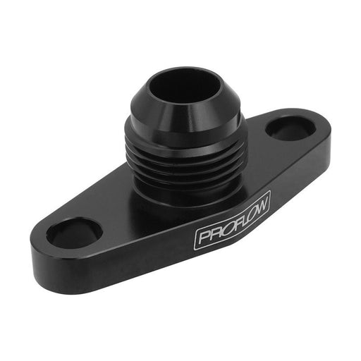 Proflow Adapter Turbo Oil Drain 50.8mm-52.4mm Aluminium Adaptor -10AN Male Black PFE693-10BK Proflow - Micks Gone Bush