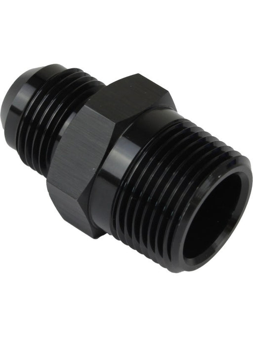 Proflow Adaptor Male -08AN To 3/8in. NPT Straight, Black PFE816-08BK Proflow - Micks Gone Bush