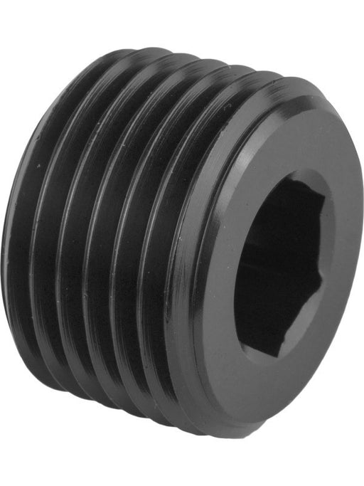 Proflow Fitting Aluminium Socket Plug 1/16in. NPT, Black PFE932-01BK Proflow - Micks Gone Bush