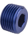 Proflow Fitting Aluminium Socket Plug 3/4in. NPT, Blue PFE932-12 Proflow - Micks Gone Bush