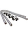 Proflow Heater Hose Flexible, Stainless Steel Chrome Kit, .44in. Len PFECHR44 Proflow - Micks Gone Bush