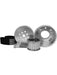 Proflow Pulley Kit, Billet, Silver Gilmer Drive, belt Holden 253/3 PFEGK80258 Proflow - Micks Gone Bush