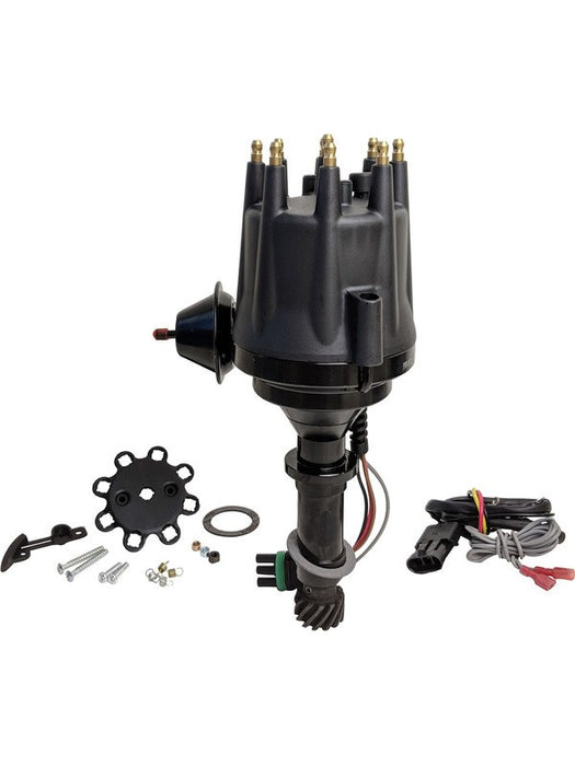 Proflow Distributor, Billet Ready-to-Run Black, Vacuum Advance, Hol PFEID110R Proflow - Micks Gone Bush