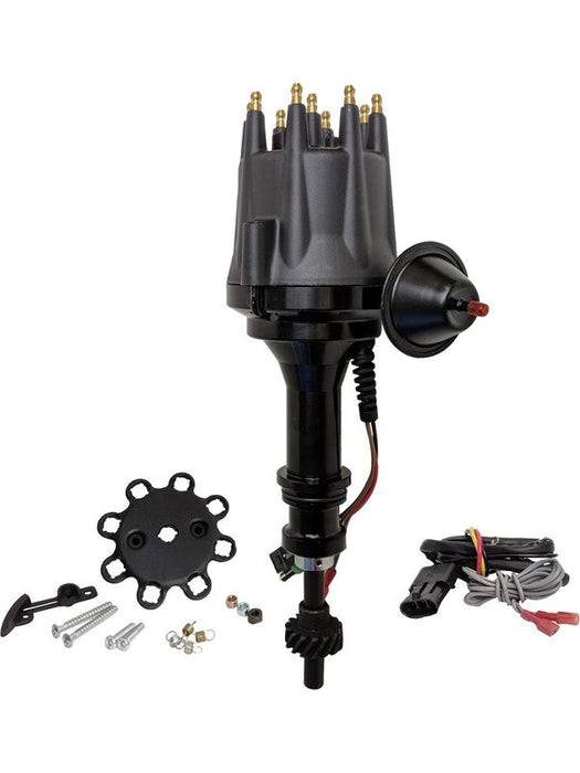 Proflow Distributor, Billet Black Ready-to-Run, Vacuum Advance, For PFEID310R Proflow - Micks Gone Bush