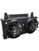 Proflow Oil Cooler Kit Ultra Pro 19 Row An10 Twin Fans Female Orb PFEOC19-DF Proflow - Micks Gone Bush