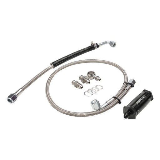 Proflow Turbo Oil Feed Line Kit Braided Hose 30 Micron Filter For Ford Falcon PFEOSFDTBO-FG Proflow - Micks Gone Bush