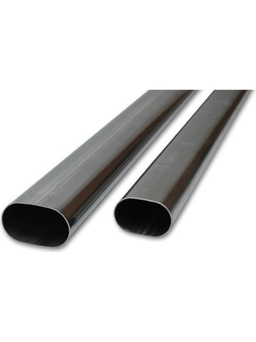 Proflow Oval Exhaust Tubing Straight 3.00 in. Diameter Stainless PFESS-OVT300 Proflow - Micks Gone Bush