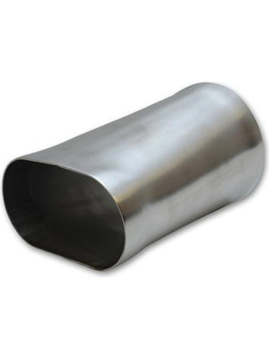 Proflow Pipe Adapter Exhaust Oval To Round Stainless Steel Raw 3.5 PFESS-PA312 Proflow - Micks Gone Bush