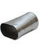Proflow Pipe Adapter Exhaust Oval To Round Stainless Steel Raw 3.5 PFESS-PA312 Proflow - Micks Gone Bush