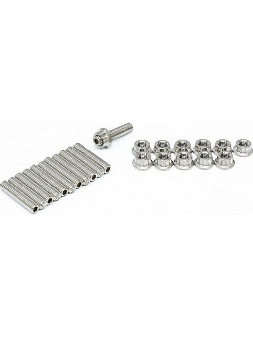 Proflow Titanium Exhaust Manifold Stud Kit BF FG (BARRA) 6CYL PFETI-EXSTUD-XR6 Proflow - Micks Gone Bush