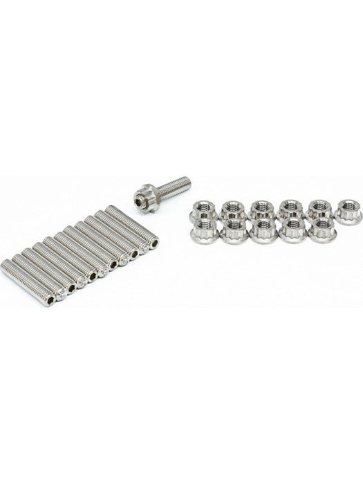 Proflow Titanium Exhaust Manifold Stud Kit BF FG (BARRA) 6CYL PFETI-EXSTUD-XR6 Proflow - Micks Gone Bush