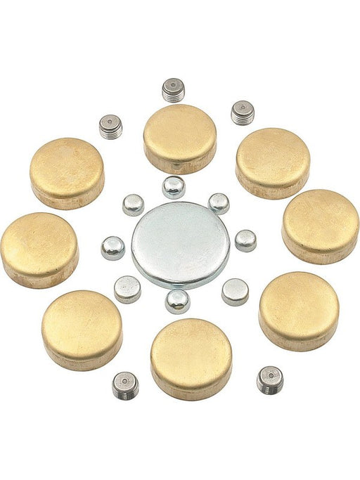 Proflow Freeze Welsh plugs Brass Chevy Small Block Kit PFEWP-3818007 Proflow - Micks Gone Bush