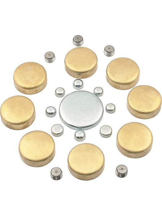Proflow Freeze Welsh plugs Brass Chevy Small Block Kit PFEWP-3818007 Proflow - Micks Gone Bush