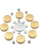 Proflow Freeze Welsh plugs Brass Chevy Small Block Kit PFEWP-3818007 Proflow - Micks Gone Bush