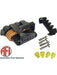 Delphi Connector Plug Kit C9043 Comes Un-Wired Suits 5.7 Gmh PK1036 Wire Connectors Delphi - Micks Gone Bush