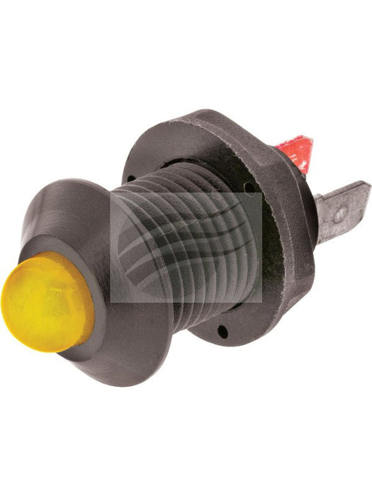 Jaylec LED Pilot Lamp 12/24V Amber Flashing, IP67, Reverse Polarity PL2001-1 LED Lights Jaylec - Micks Gone Bush