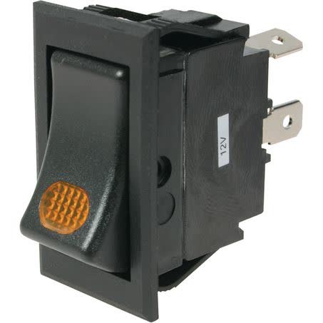 OEX Rocker Switch On/off Spst 12V 20A Amber Illuminated ACX3791 SWITCH OEX - Micks Gone Bush