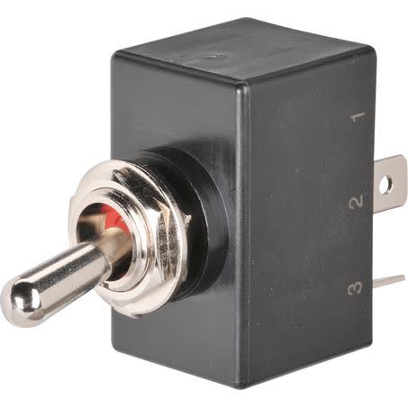 Narva Waterproof Heavy Duty Toggle Switch Off/on Dpst 25A 12V/24V Part No. 60292BL SWITCH NARVA - Micks Gone Bush