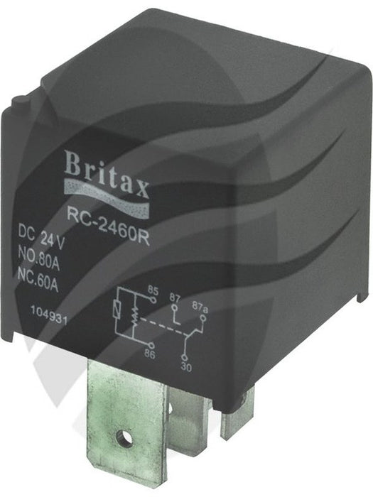 Britax Mini Relay 24V 30/40Amp HD 5 Pin Change Over Res Protected PR0017 Britax - Micks Gone Bush