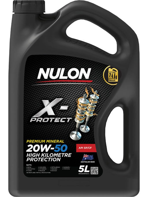 Nulon X-Protect 20W-50 High Kilometre Protect Mineral Engine Oil 5L PRO20W50-5 Nulon - Micks Gone Bush
