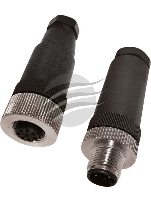 Digisafe M12 Female Connector Straight, 4 Poles 4 Wires PSCF001 DIGISAFE - Micks Gone Bush