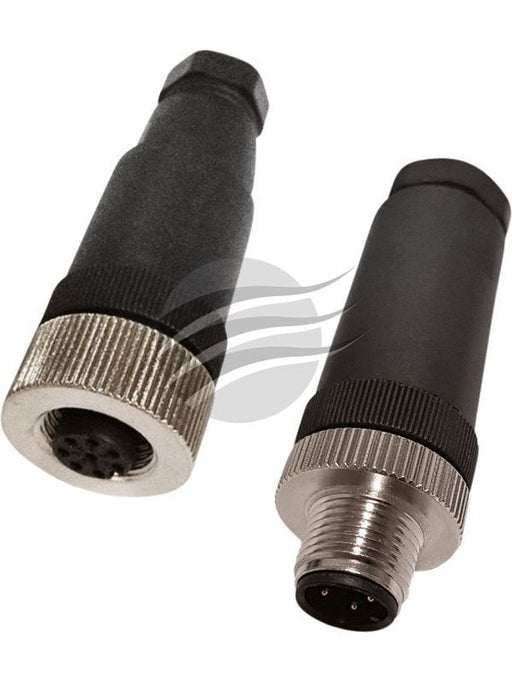 Digisafe M12 Male Connector Straight, 4 Poles 4 Wires PSCM002 DIGISAFE - Micks Gone Bush