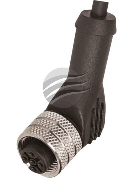 Digisafe M12 Female Cable Connector 90 Angled, 4 Poles 4 Wires Pvc PSCM12R-10M DIGISAFE - Micks Gone Bush