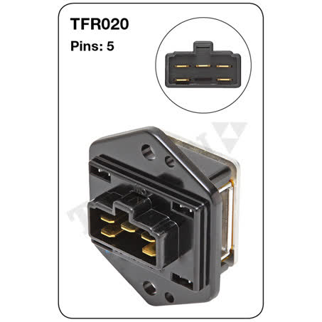 Tridon Air Conditioning Resistor 5 Pin TFR020 AIR CONDITIONING RESISTOR TRIDON - Micks Gone Bush
