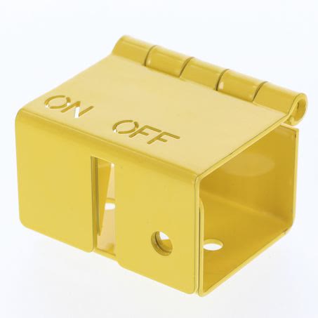 OEX Yellow Lockout Bracket ACX3404 – Suits Cole Hersee Battery Master Switches SWITCH ACCESSORIES OEX - Micks Gone Bush