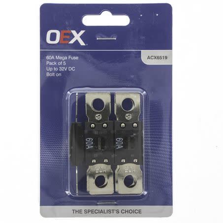 OEX Mega Fuse 60A Bolt On Pack Of 5 ACX6519 FUSE OEX - Micks Gone Bush