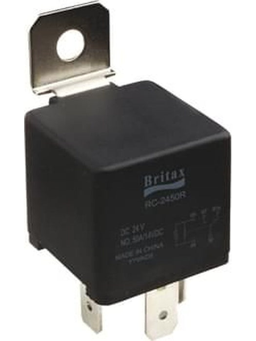 Britax Relay Mini 24V 20A 4 Pin N/O Contacts Spst Resistor R4-2440RBX Relays Britax - Micks Gone Bush
