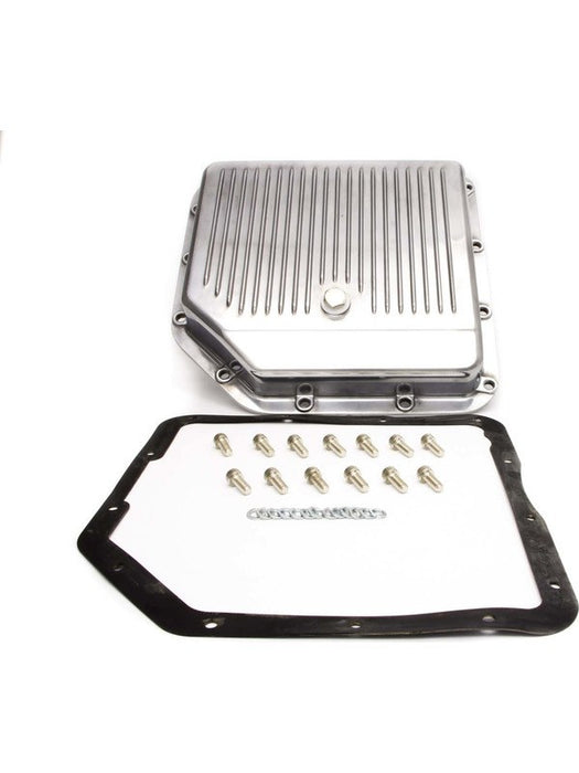 RPC Polished Alloy, Transmission Pan, Finned, Fits GM Turbo 350 (Stock, R8491 RPC - Micks Gone Bush