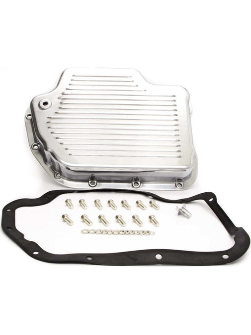 RPC Polished Alloy, Transmission Pan, Finned, Fits GM Turbo 400 (Stock, R8492 RPC - Micks Gone Bush